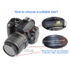2 pcs Universal Camera Lens Front Caps 55mm with Secure