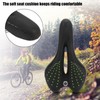 Mountain Bike Saddle Comfortable PU Leather Breathable Mountain Bike Saddle