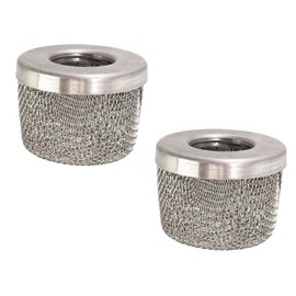 Tektall 2X Pump Inlet Strainer 183770 for airless Paint Sprayer 455 495 st Ultra 500 Ultra Max 695 Suction Hose Double Screen with 3/4" NPT Thread Stainless Steel (3/4" NPT Thread 183770)