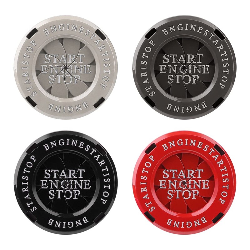 Car Engine Start Stop Button Cover Ring Start Button Cover