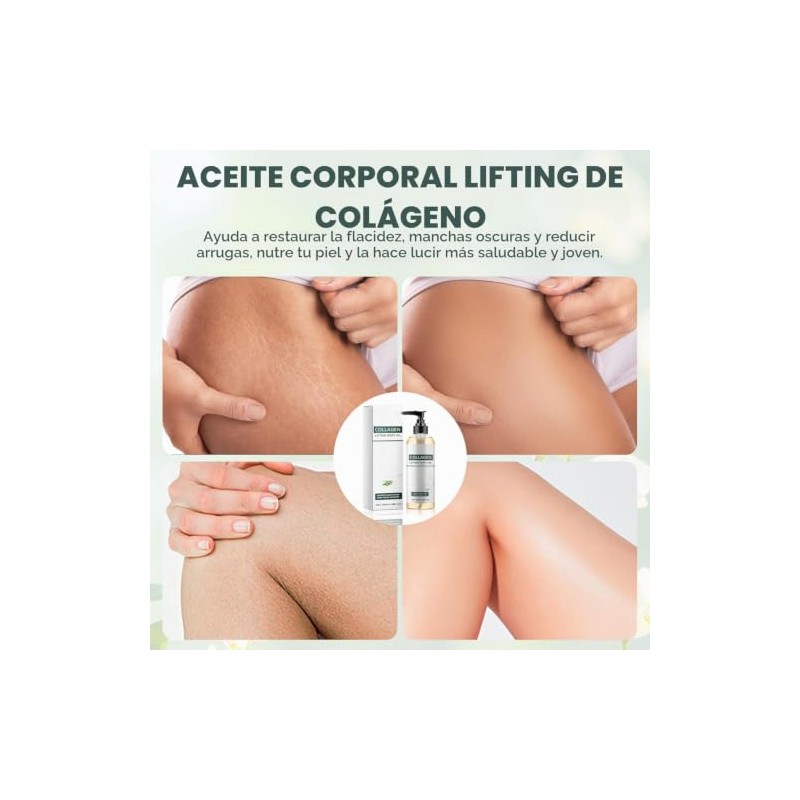 Aceite Corporal Elixir con Colágeno, Aceite Corporal Hidratante Reafirmante
