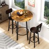 Recaceik 3 Piece Pub Dining Set, Modern Bar Table and
