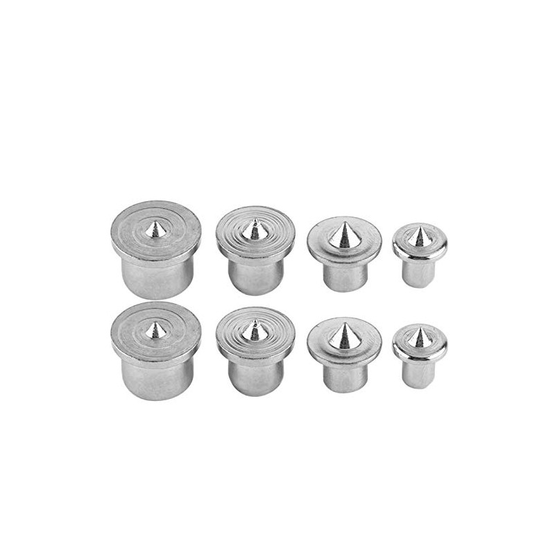 Dowel + Trunnion 8pcs Wood Alignment Stud Centering Tool Points