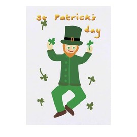 'St Patrick's Day Leprechaun ' Temporary Tattoo - Water Resistant, Skin-Safe, Non-Toxic Transfer (TO00081143)