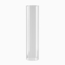 2 Clear 20 in Open End Cylinder Glass Hurricane Candle Shades Wedding Party Events Reception Home Decorations Supplies