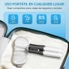 Irrigador Bucal Limpiador Dientes Portatil Boquillas Negro