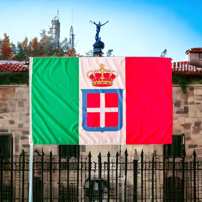 Flag Kingdom Italy 1861-1946 Colourful Kingdom Italy Flag 150 cm