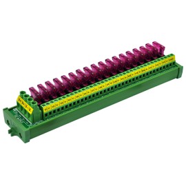 DC Power Fuse Distribution Strip Module (18 Position, Screw Mount)