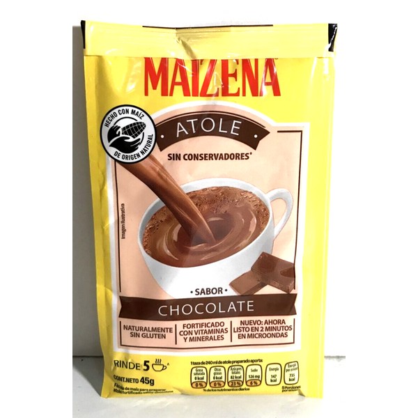 6-Pk Maizena chocolate🇲🇽Chocolate flavor corn beverage mix Makes 5☕️47gr/1.6oz