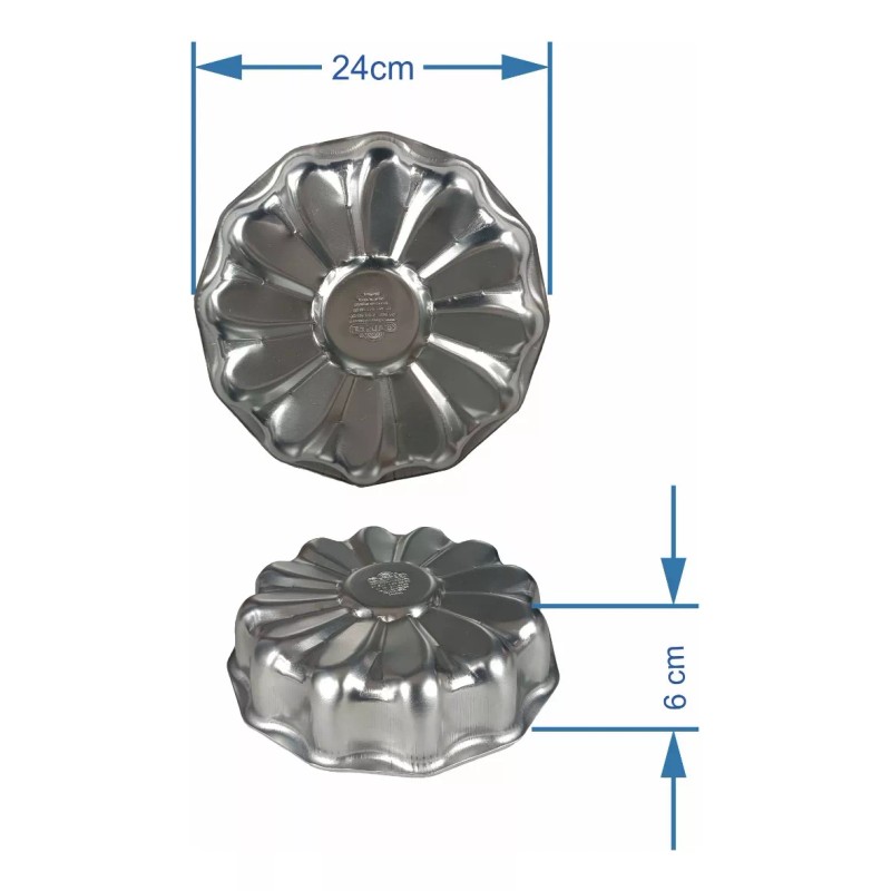 Odisea Molde De Aluminio Para Pastel O Gelatina Flor Gerbera