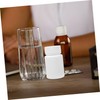 Beavorty Screw Cap Sample Bottles 50ml 20pcs White Plastic Pill
