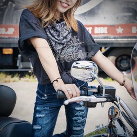 Chrome Harley Mirrors For Sportster Mirrors Chrome Rearview Motorcycle Mirrors For Harley Road Glide Mirrors Street Glide Mirrors Road King Harley Dyna Softail