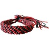 BLACK & RED DUO MUAY THAI KICKBOXING RING FIGHTERS TRADITIONAL