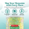 Geotoys Washington Mini State Puzzle – 100 Piece Puzzles for
