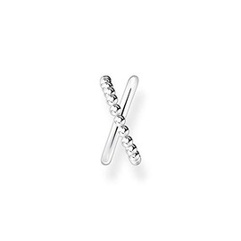 Thomas Sabo EC0023 Single Ball Ear Cuff Double 925 Sterling Silver, Sterling Silver, Not applicable