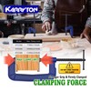 KARRYTON C Clamps set(4"+6"+8"), Large Deep Throat Ductile Iron C-Clamp