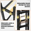 Dumbbell Rack 3-Tier Adjustable Dumbbell Rack Suitable for Dumbbells, Kettlebells,