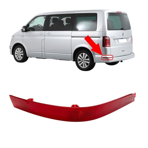 appRUN Rear Bumper Reflector Left For VW Transporter Multivan T6