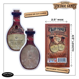 Front Porch Classics Claredon's Cunning Concoction Vintage Bluffing Trivia Card Game for 2 or More Players, Ages 10 and Up (53514)