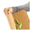 Bambú Tabla Para Picar Plegable 2 En 1 De Bambu