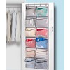 KIMBORA Over The Door Shoe Organizer 12 Large Mesh Pockets