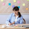 BTSKY Golden Glass 2 in 1 3x3 Inch Sticky Note