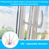Jortmrd Stainless Steel Window Lock for Tilting Window Tilt Regulator