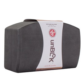 Manduka Yoga Block un Block Recycled Foam UnBLOK Props Thunder 421012020 Supplementary Yoga Stretch