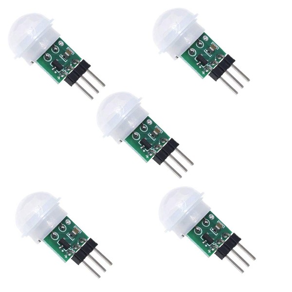ZkeeShop 5pcs AM312 IR Sensor Mini Pyroelectric PIR Human Sensor