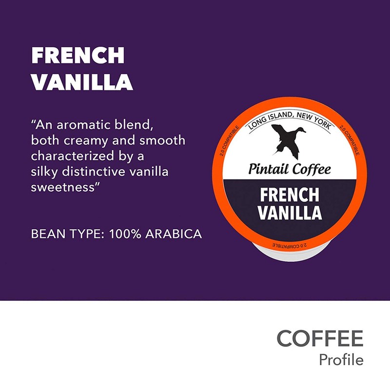 Pintail Coffee French Vanilla Single Serve cups, 12 count