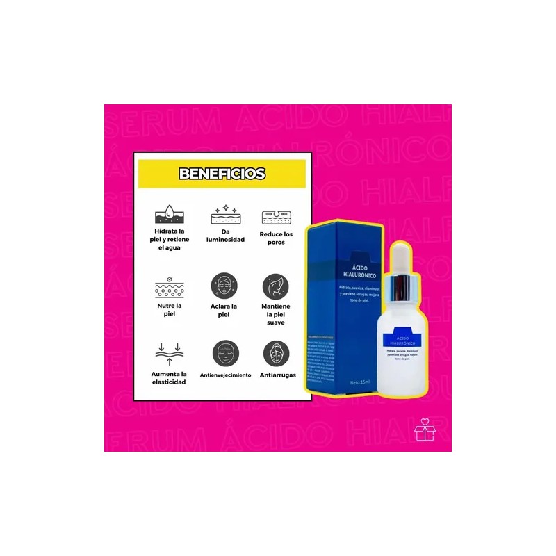 Axiu Sérum Hidratante Antiarrugas con Ácido Hialurónico 15ml Piel Mixta