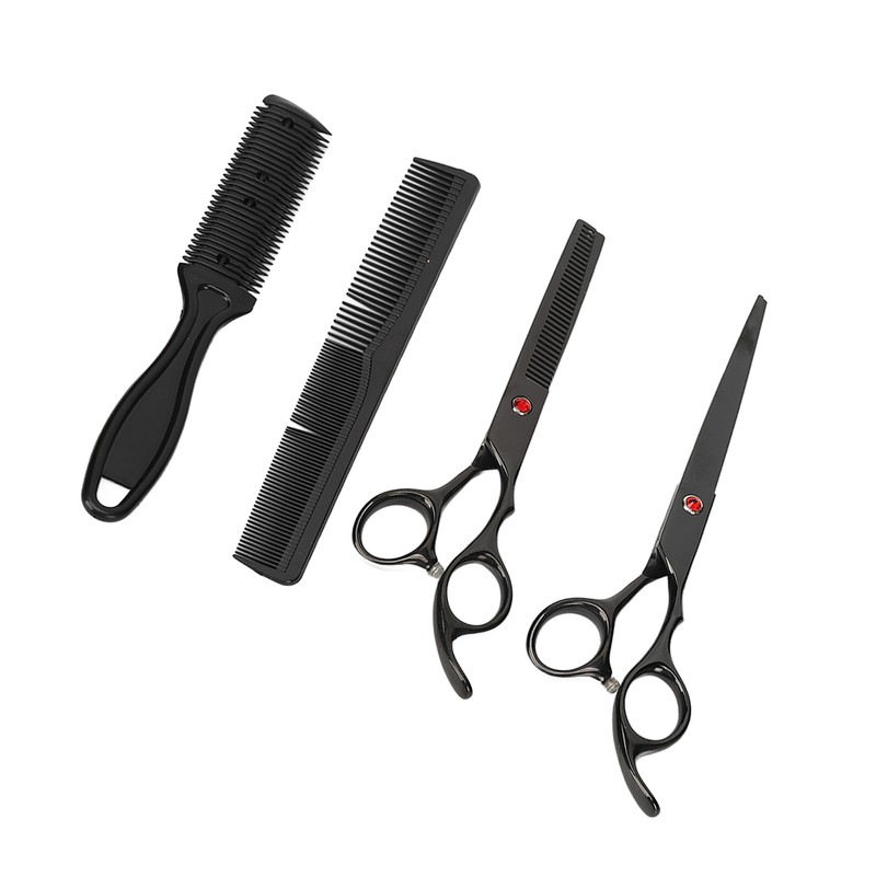 Hair Cutting Scissors Set with Straight Shear and Thinning Shear