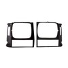 Bundle FOR 84-90 CHEROKEE/WAGONEER SINGLE RECT HEADLIGHT DOOR BEZEL GRAY/BLACK