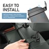 Downhill 1 PC Car Seat Back Organizer, Dual Cup Holder