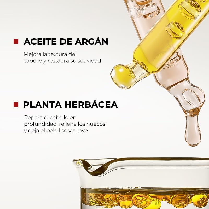 Karseell Mascarilla con Colágeno y Aceite Capilar, Set de 2