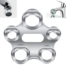 Tapvai Tap Key, 10 Sizes, Zinc Alloy, Aerator Key, Mixer Nozzle Wrench, Tap Strainer Key Aerator Key Tool for M16 /M18/M20/M22/M24/M28 Aerator