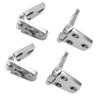 POFET 4pcs Durable 316 Marine Stainless Steel Casting Strap Hinge