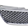 TLAPS 7422438672612 Compatible With 2000-2005 Chevy Impala Chrome Mesh Front