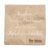 Papierservietten 3er Set Spruch VPE 20 Stück 3-lagig 33 x