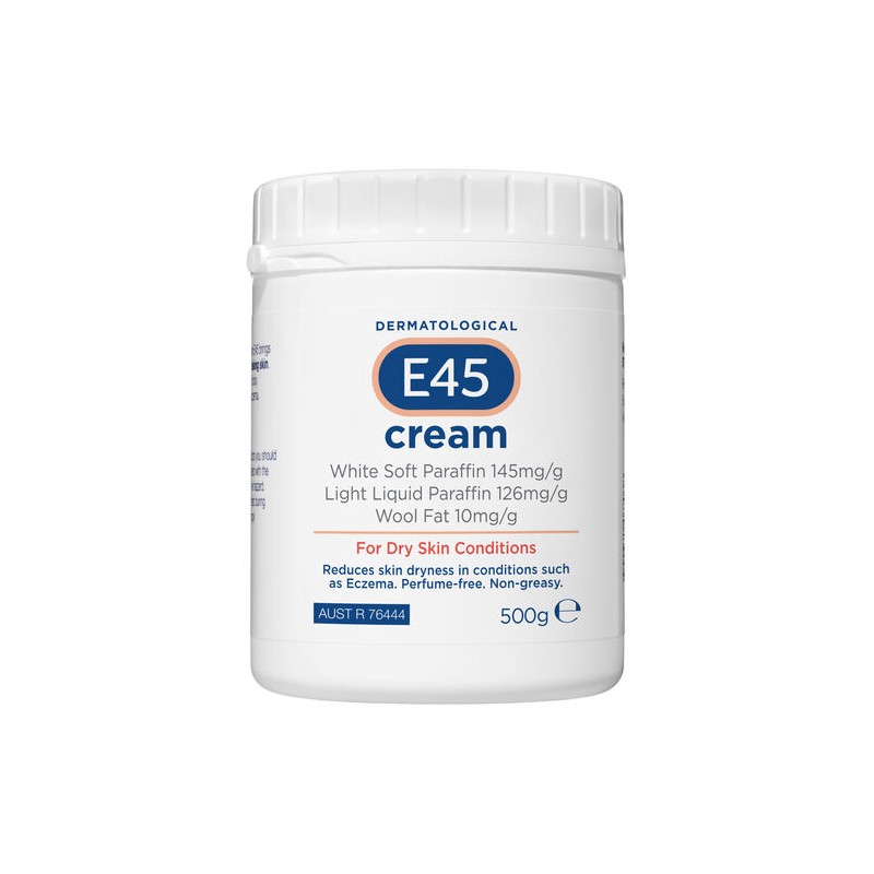 E45 Moisturising Cream for Dry Skin & Eczema 500g