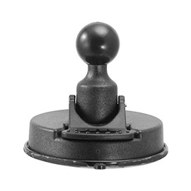 iBOLT 25mm / 1 inch Ball to “Sticky-Suction” Cup Windshield/Dashboard Mount Base/Adapter - for All Industry Standard 1 inch / 25 mm mounts
