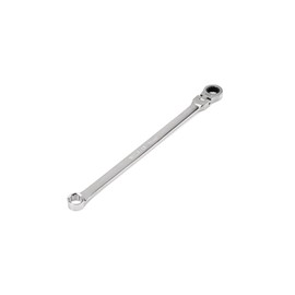 TEKTON 14 mm Long Fixed/Flex Head 12-Point Ratcheting Box End Wrench | WRB35414