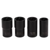 5pcs Lug Nut Extractor Tool 1/2in Drive Metric 17 19