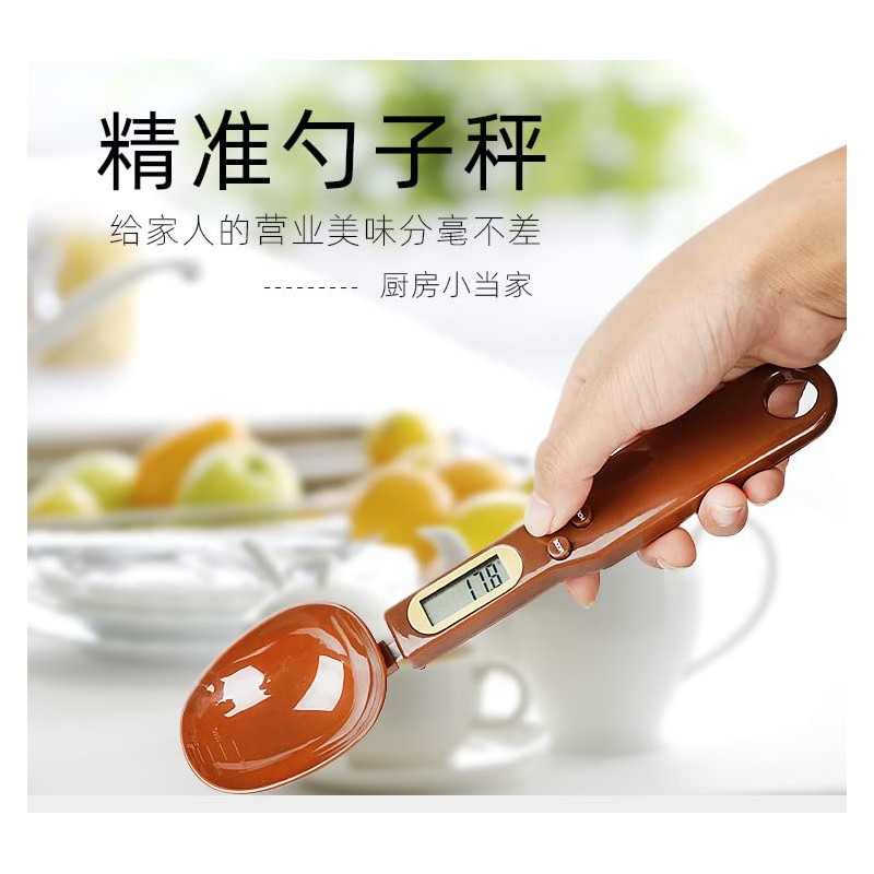 Cuchara Medidora Electrónica de Cocina 500/0,1 g de Precisión para