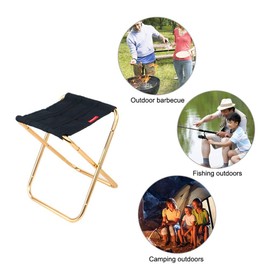 Sarekung Outdoor Folding Chair Portable Foldable Aluminum Alloy Camping Travel Chair Fishing Stool Backpacking Seat Stool Fishing Bedchairs