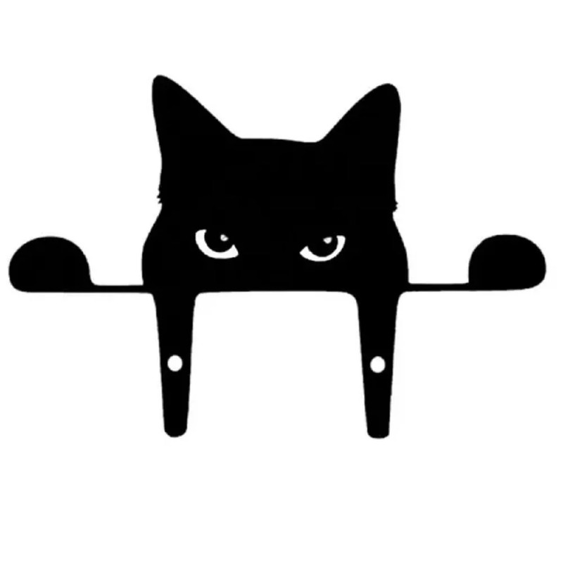 Metal Cat Garden Stakes for Outdoor Decor – Cute Cat