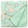 濱文様 和たおるセミウォッシュ（タオルハンカチ） フラワーブルーム（グリーン）