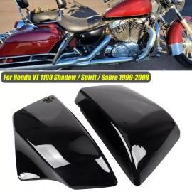 Unbranded Gloss Black Battery Side Cover For Honda VT 1100 Shadow /Spirit /Sabre 1999-2008