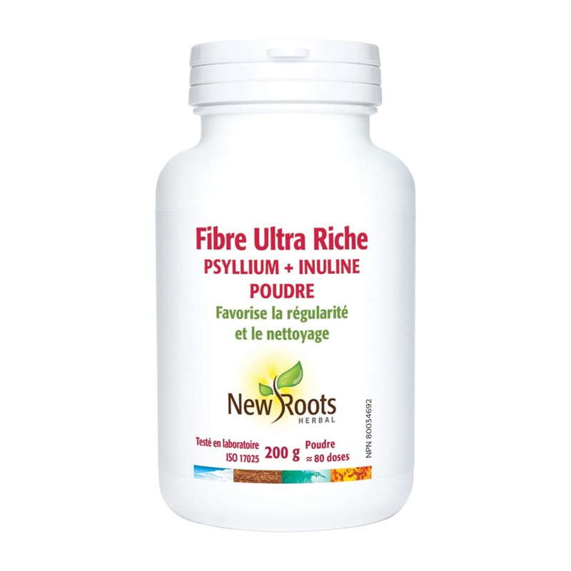 New Roots Herbal - Fiber Ultra Rich Psyllium + Inulin