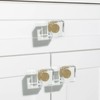 Crystal Kitchen Cabinet Knobs 4 Pack Dresser Knob Brushed Gold